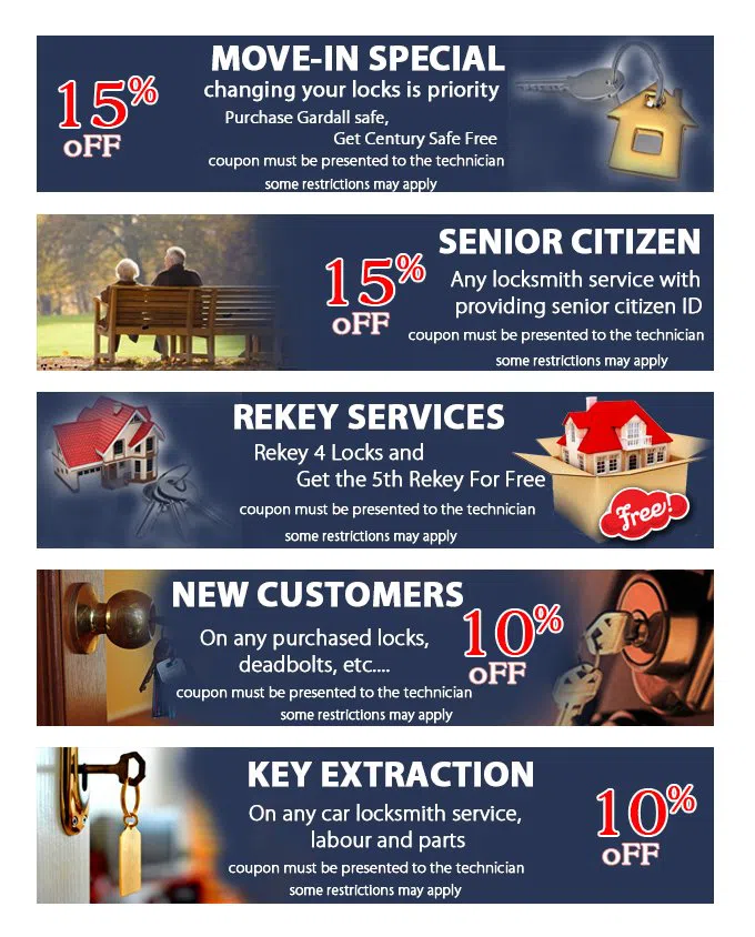 Locksmith Master Shop San Antonio, TX 210-780-7315 - coupon21-set-five